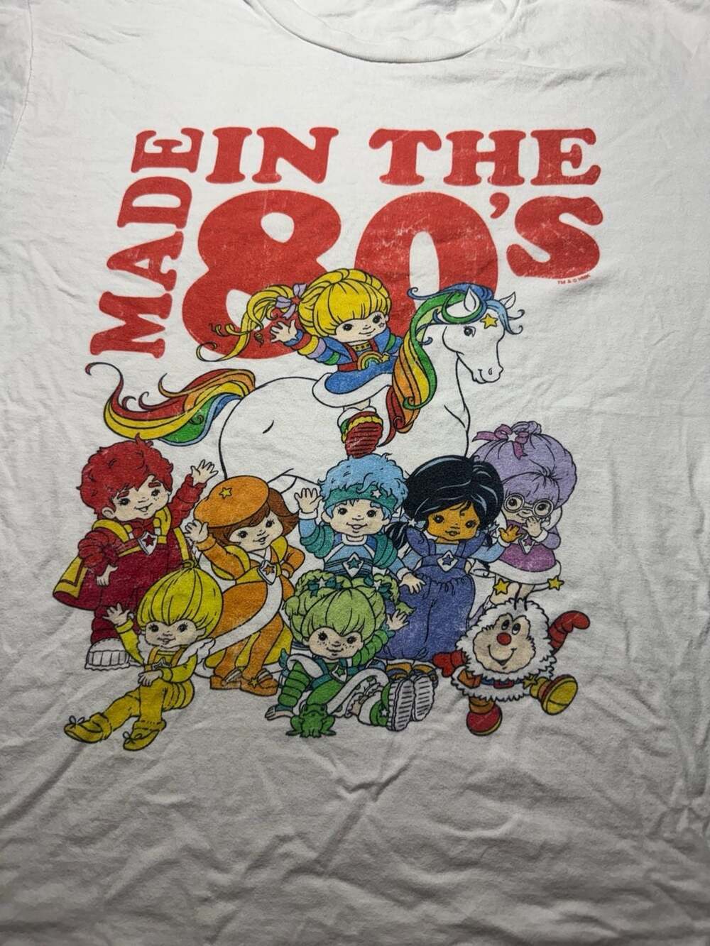 Rainbow Brite 'Made In The 80s' Friends Group Graphic T-Shirt - Picture 2 of 6